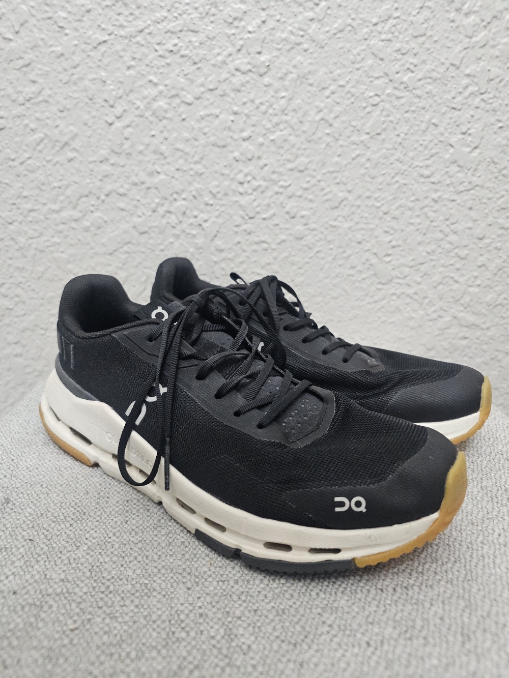 On Cloudnova Form Women's Size 8 Black CloudTec Running Walking Shoes